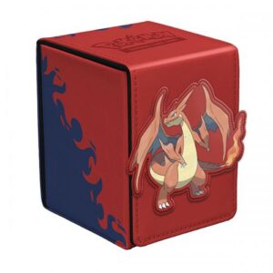 Pokemon Porta Mazzo Alcove Flip Box Mega Charizard Y Ultra PRO