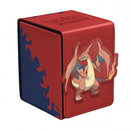 Pokemon Porta Mazzo Alcove Flip Box Mega Charizard Y Ultra PRO