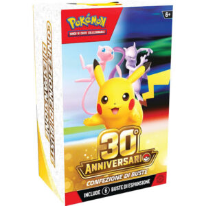 Pokemon 30 anniversario bundle 6 buste