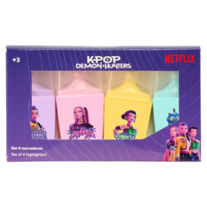 Evidenziatori K-Pop Demon Hunters - set da 4